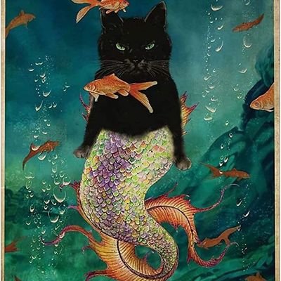 Future girl, curly cat lady
Tropical mermaid 🧜🏽♀️