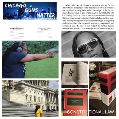Lead plaintiff Ezell v Chicago, Creator & Co-Founder of Chicago Guns Matter, https://t.co/kw2ronM5A8… https://t.co/WdLOXkCPJU #2A