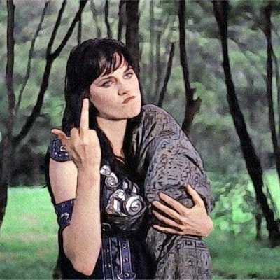 I'm a Cyborg, but that's ok l ela/dela l fan account. 27y | jurídico Evil Xena 🗡️