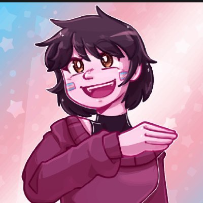 I'm Nick, I have a UT/DR (AUs/ATs) and Hellaverse fixation. I do background stuff if bored.
Bestie: Zaz
I'm Queer/LGBTQIAAP+ (Bi/Pan) , They/Them, She/Her