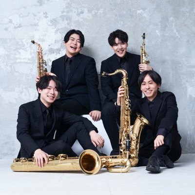Sop.彦坂優太@hikorin100 Alt.北井陽平@10youhei14 Ten. 佐々木晴志郎@sasasa_saxo Bar.西村魁@nk_saxophone 同い年4人によるサクソフォン四重奏団 2/6 ありがとうございました!