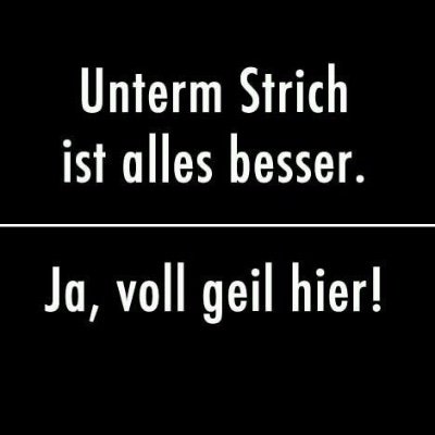 Ich müßte meinem Profil wohl mehr Pfiff verleihen, aber da ist nix, na vielleicht doch... no DMs