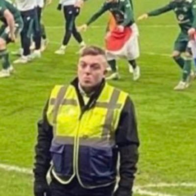 Staunchest Steward about! here to protect and serve! Basically stadium polis! Don’t believe the Queen didn’t like us walking it’s aw lies for this parody
