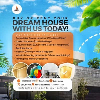 0six_Homes's profile picture. We Provide Real Estate Solutions/ Land, Apartments, Shortlets & Offices/ Facility Management & Caretaking/ Surveying & Legal Documentations 09136631714