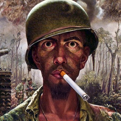Cigarette after sex? Nah... Cigarettes after trenches!