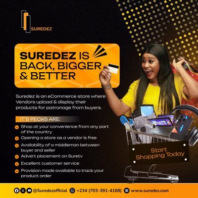 Official X Account of Suredez.Your Favorite Online Store 🛍️ Shop Suredez today!👇