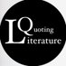 Quoting Literature (@quoting_lit) Twitter profile photo Quoting Literature (@quoting_lit) Twitter profile photo