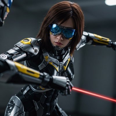 女性型戦闘サイボーグが好きな人です 「女バトルコップ」で目覚めました AIに作ってもらった最強で最高に美しいバトルタイプサイボーグガールをただただあげていきます