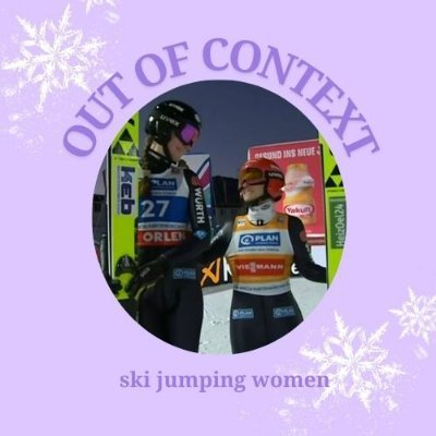 so random, so cool, so iconic ❄️ aga baczkowska don't disqualify us please \i/ #skijumpingfamily