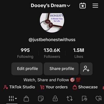 Dooeysdream's profile picture. The truth willl always be told here - it is up to you to accept it or not!

 @Dooeysdream - Tiktok.