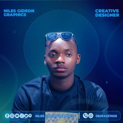 NilesGideon's profile picture. I help brand create communicative and exceptional visuals that helps gain visibility on social Media, why not hire me today and get the best 💯