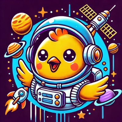 CosmicChickCoin's profile picture. CosmicChick 🐤🚀 was born in Pollíton-7, the chick that brings humor, community and cosmic magic to the blockchain universe. Intergalactic fun guaranteed! 🌌