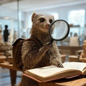 “It is the hardest thing in the world to frighten a mongoose, because he is eaten up from nose to tail with curiosity.” -Rudyard Kipling