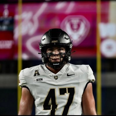 6’2” 235 ILB/OLB 77.5” Wingspan. @ArmyWP_Football