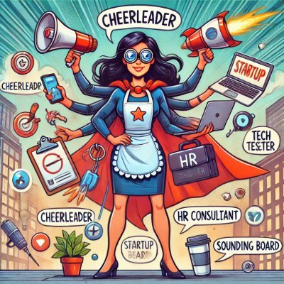 FounderSpouses's profile picture. Full-time cheerleader, HR consultant, Petri dish for new technology, and Sounding board. Share experience and positive energy to better support our better half!