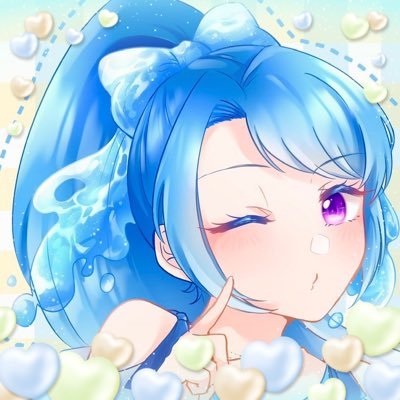 💙🩵_青い、かわいい、綺麗なものが好き/歌🎤/ゲーム🎮/プリキュア🎀_🩵💙 FM→🌊🐉 FA→ #唄子色のきゃんばす