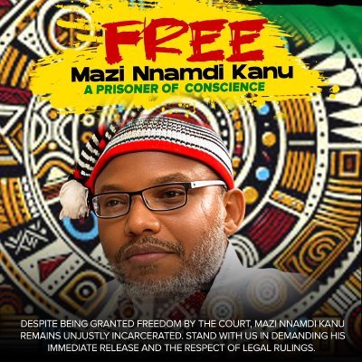 Indigenous people of Biafra (IPOB)
Human right activist and public relations officer
Masters Degree in common sense
University of Radio Biafra
