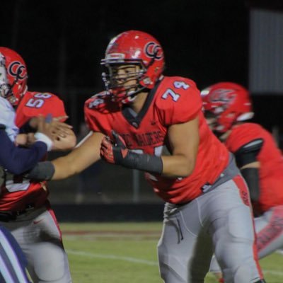 HS football player 18 6’5 275 senior tackle and guard