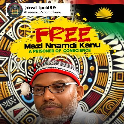 I am a Biafran, self determination is a right and not a crime. Quest for the restoration of sovereign independent republic of Biafra