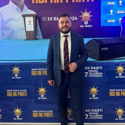 AhmetFaruk3055's profile picture. Erdemli Ak Parti İlçe Başkan Yardımcısı / Siyasi ve Hukuki İşler Başkanı / Avukat ⚖️