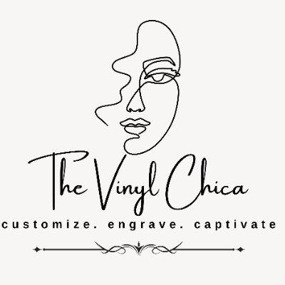 TheVinylChica's profile picture. Vinyl shop. Personalized gifts and items with vinyl or sublimation as well as laser engravings. Let me bring your vision to light!