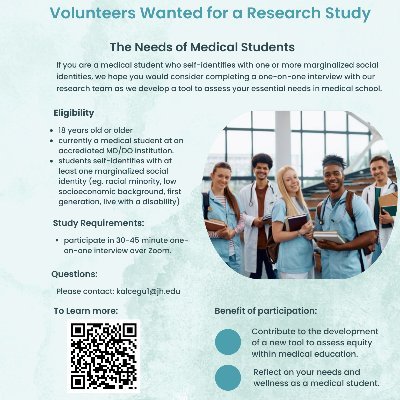 Hi! Med Educator. Currently, GIM fellowship @BayviewMedicine at JHU. I am #FGLI and #neurodiverse. My scholarship is in TIC and structural inequity in meded.