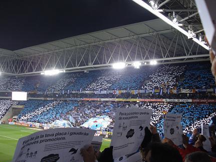 Bàsicament dos perfils: el de perico #rcde  #rcdefem i el de cinèfil. Desafecto. Indiferente.