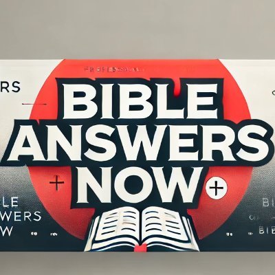 Giving you the bible answers you need. https://t.co/a76SMPQI9L