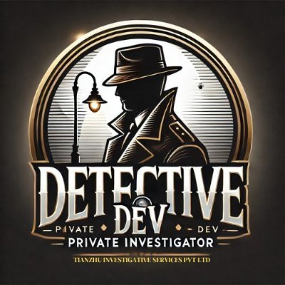 DETECTIVEDEV007's profile picture. 🕵️‍♂️ Detective Dev | Director, Tianzhu Investigative Services Pvt Ltd 🕊️
🔎 Paranormal Investigator | Solving Mysteries Across India 🌌
🛡️ Truth. Justice
