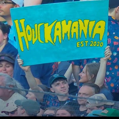 The King of Cardboard. I make signs and watch the Red Sox. Occasionally they put me on TV