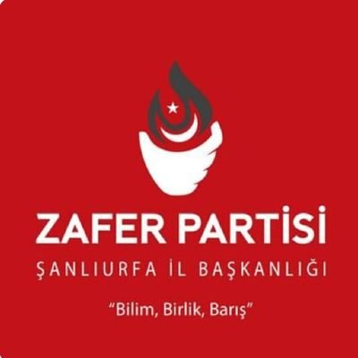 Zafer Partisi Şanlıurfa İl Başkanlığı Resmi Twitter Hesabıdır.. 🇹🇷 Parti Teşkilatımıza Üye Olmak İçin: https://t.co/0rgbsbz0EM