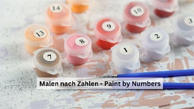 Malen nach Zahlen – ein Hobby für jedes Alter. Beliebte Motive: Landschaften, Menschen, Pflanzen, Blumen, Parkanlagen, Sehenswürdigkeiten!