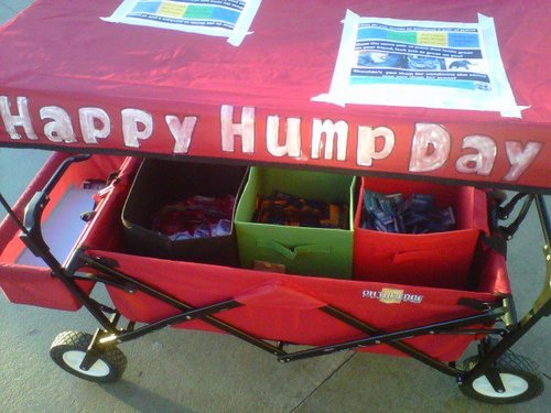 The Hump Day Wagon is the latest project to ensure that safe sex supplies are easily accessible to OSC students.