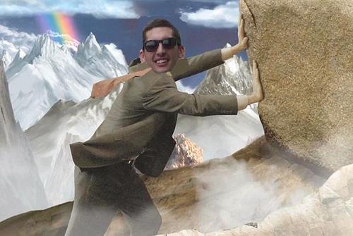 I move boulders.... FOLLOW ME