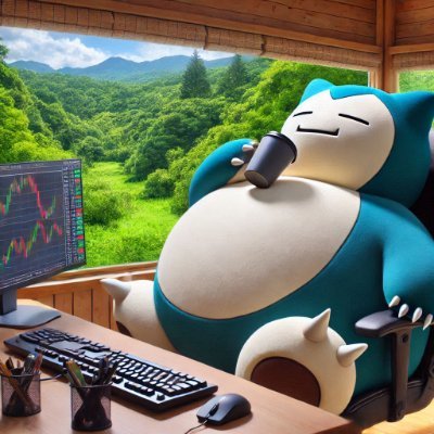 Snorelax_Trades's profile picture. Perfecting the Art of Napping🌙💤 Lullabies, Yawns, and the Sound of Crunching Berries🎶🍇Eat, Sleep, Repeat… and Maybe Trade a Stock💹🛌