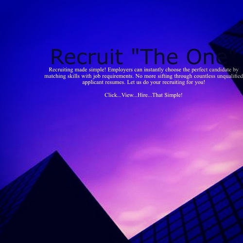 Recruiting made simple!  No more sifting through countless unqualified applicant resumes. Let us do your recruiting for you! Click...View...Hire...That Simple!