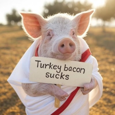 Celebrating Bacon, Sausage and all Porky Goodness. Together we Fight the Evils of Turkey Bacon. Bow your head and say OINK!!!
Join us and become a Porkamaniac!
