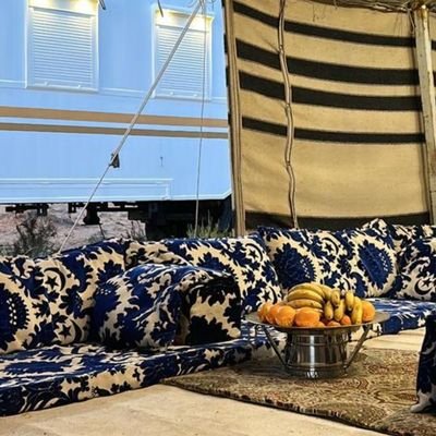 مرباعها خشم الحجر دون الاطعاس ولا خايلت مع الرعيه نماها