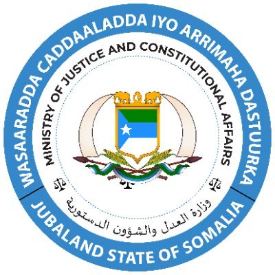 mojcajubaland's profile picture. Official Twitter account of the Ministry of Justice and Constitutional Affairs of Jubaland State, Somalia. | info@mojca.jl.so
