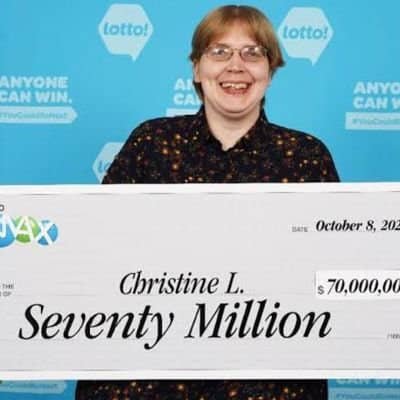Christine the Winner of the largest powerball jackpot lottery..$70million giving back to the society by paying credit cards debt,together we do good things🙏.Dm