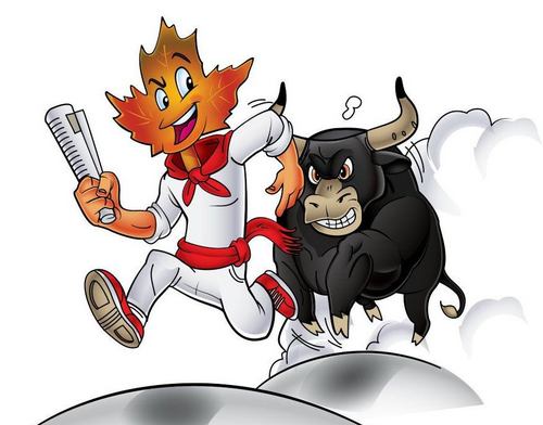 Somos la Peña Canadiense. Maple Leaf Peña is a community of Canadians and friends from around the world with passion for Fiesta de San Fermín & running bulls.