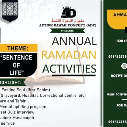 activedawah1's profile picture. .........  official X handle