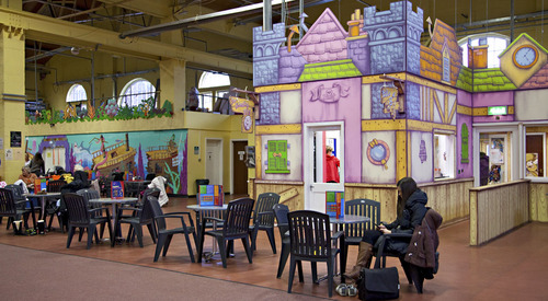 One of Scotland's largest Family Entertainment Centres with inflatables, kiddy cars, soft play and 250 seated restaurant