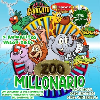 🎉 ¡Dale rienda suelta a la emoción y la diversión con Zoo Millonario! 🐯🦁🦓
https://t.co/4GeXB5ziw1
