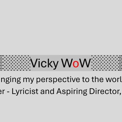 Writer - Lyricist and Aspiring Director - KFI.
This Avtar Is To Live, Grand Fathers Dream; Cinema.