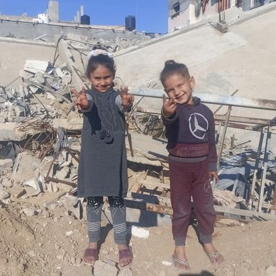I am Madeleine from Gaza, a mother of two children. I hope my voice reaches the world.