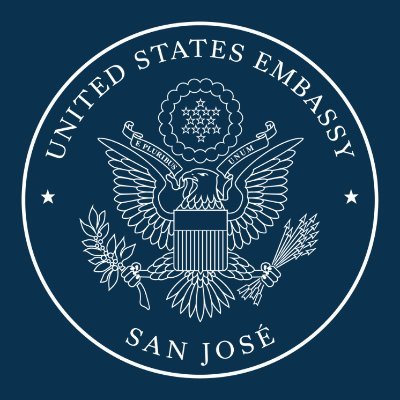 Siga la cuenta oficial de la Embajada de EE. UU. en 🇨🇷 para obtener actualizaciones @usembassysjo