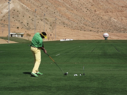 Sport: Pro golf longdriver-