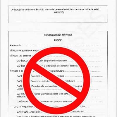 No Al AnteProyecto del Estatuto Marco Profile