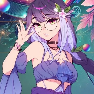 Hello She Her I'm Lyra Graphics by animation professional☺️ I can design 2D/3D vtuber model with rigging vrchtat vrchat stuff Animations And All streaming stuff